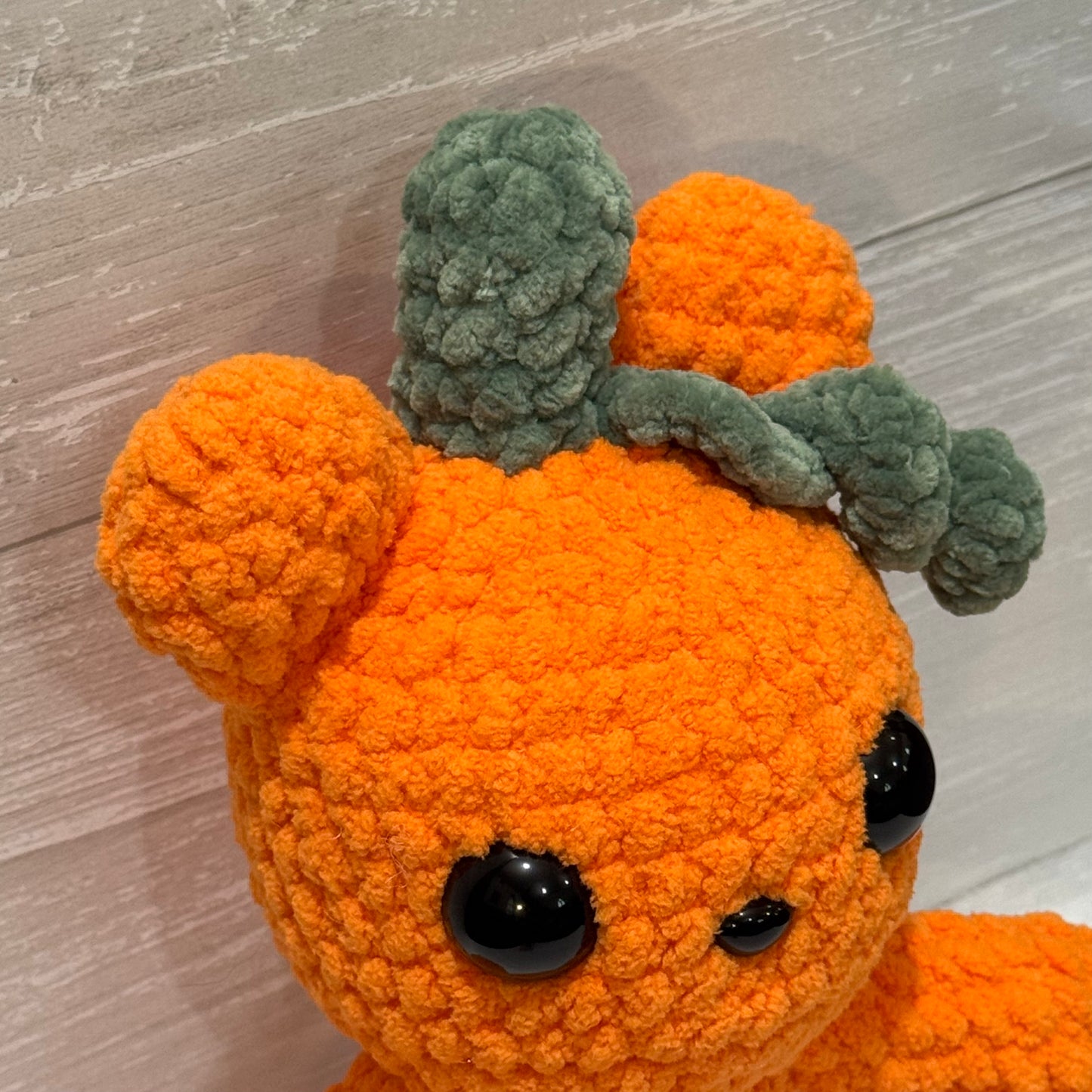 Pumpkin bear plush