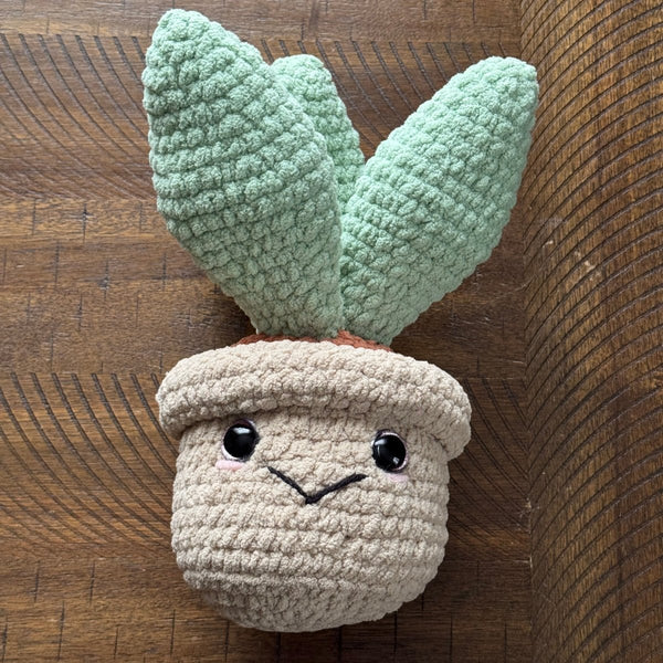Amigurumi plush aloe plant - Happily Handmade by Ashley