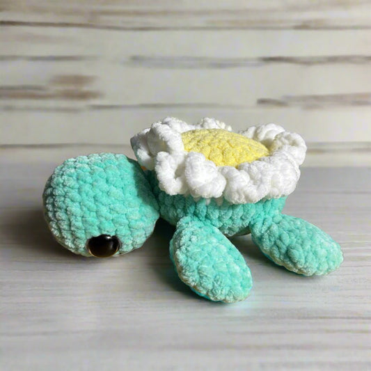 Floral turtle - Happily Handmade by Ashley