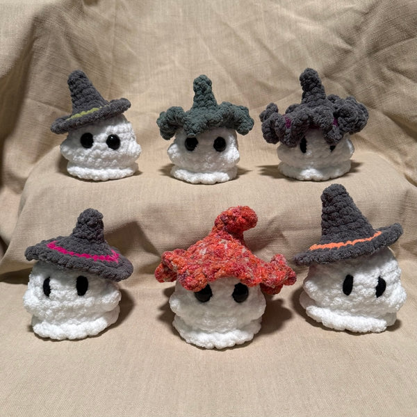 Ghost with Hat - Happily Handmade by Ashley