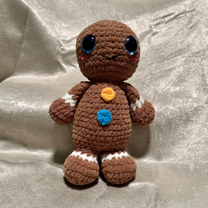 Gingerbread person plush - Happily Handmade by Ashley